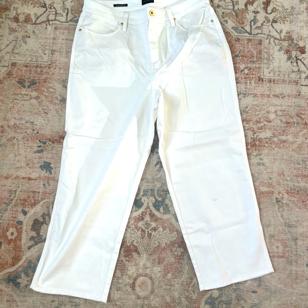 White Stovepipe Jeans from Talbot